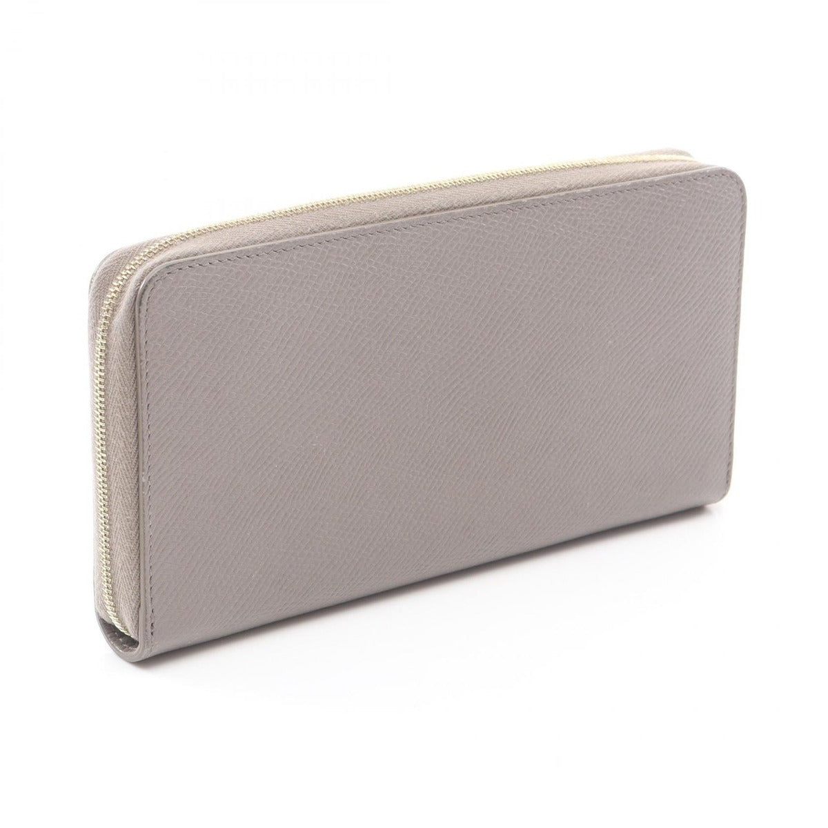 Celine Round Wallet Grey Leather — view 2