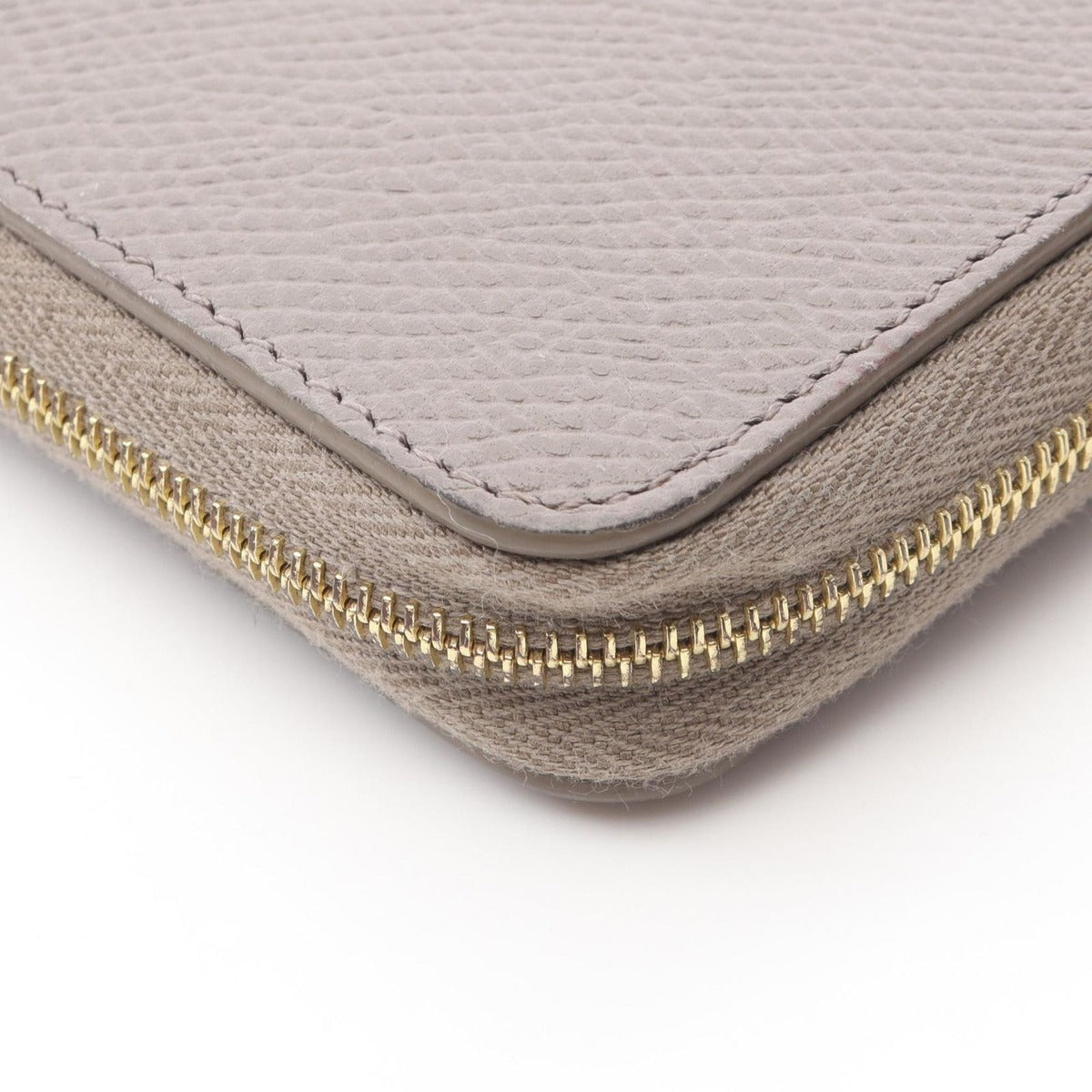 Celine Round Wallet Grey Leather — view 8