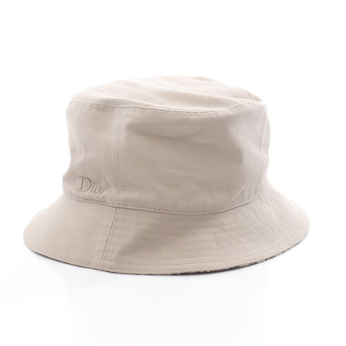Dior Hat Beige Reversible Brown