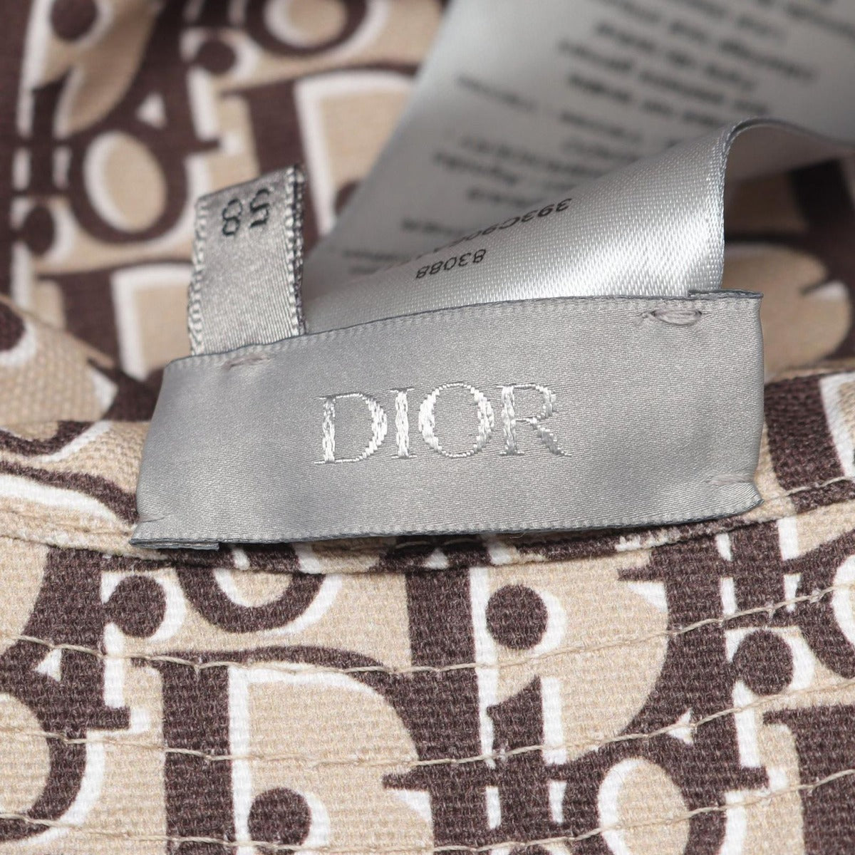 Dior Hat Beige Reversible Brown — view 4