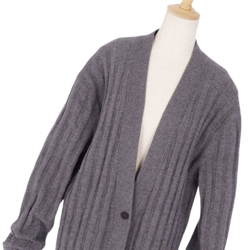 Hermes 21 AW Cardigan Long Sleeve Rib Knit — view 4