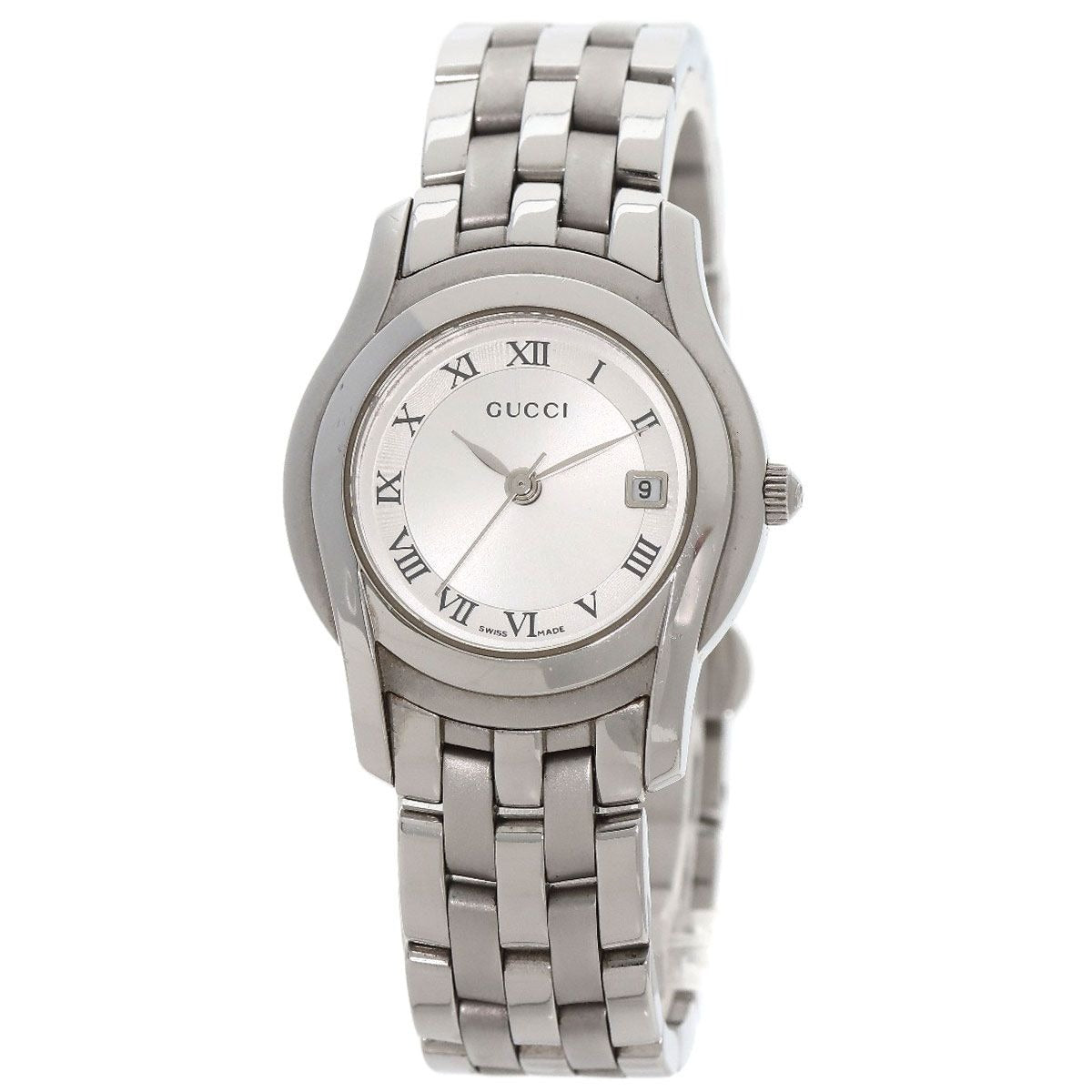 Gucci Round Face Watch SS