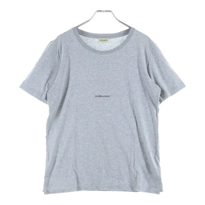 Saint Laurent Paris Logo Short Sleeve T-Shirt Black