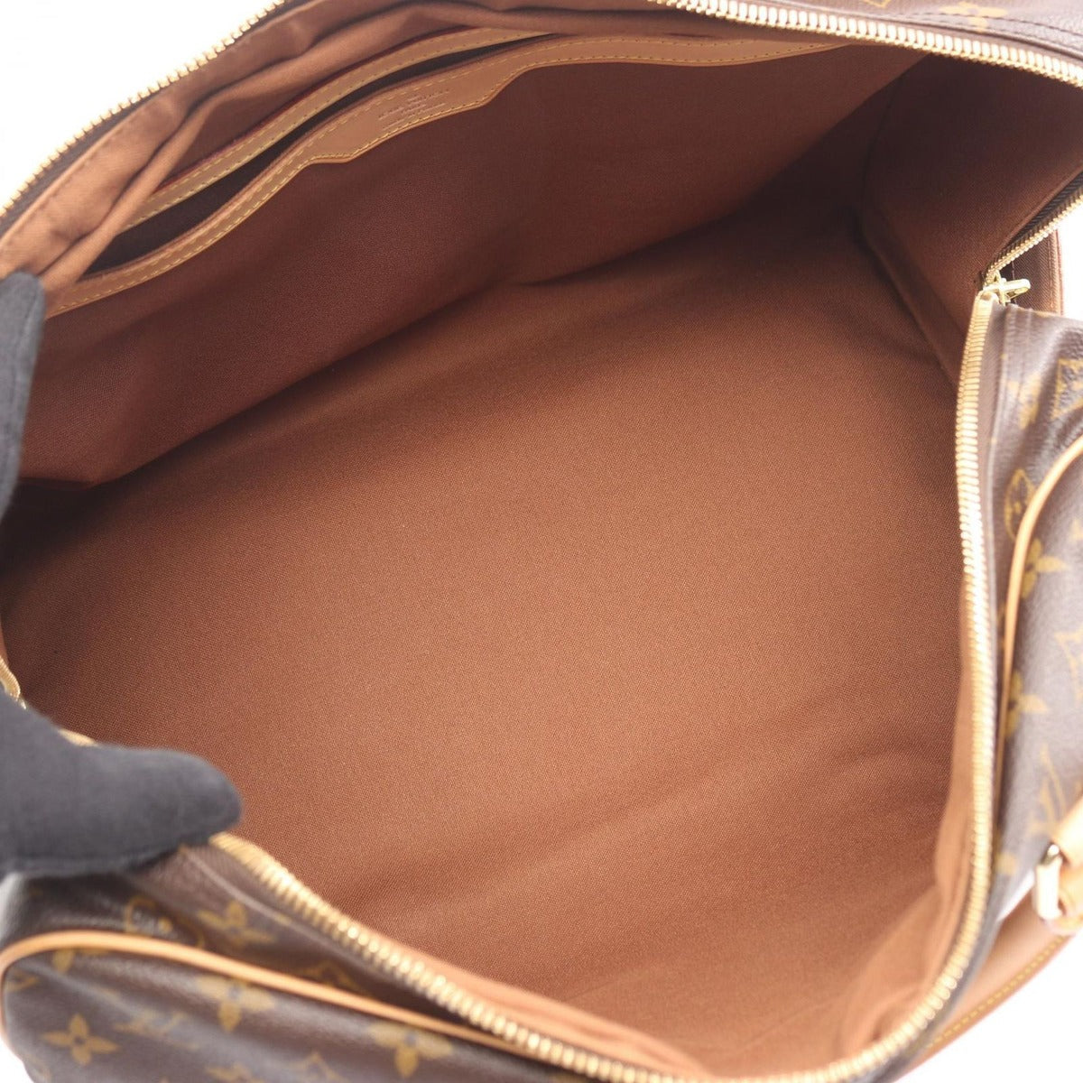 Louis Vuitton Boston Bag Carrier Canvas Leather — view 3