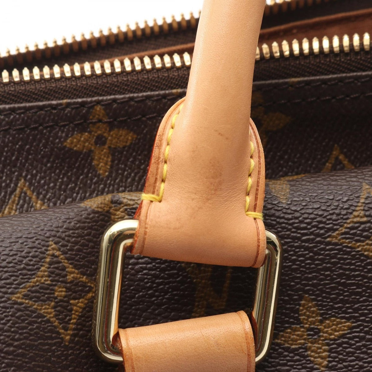 Louis Vuitton Boston Bag Carrier Canvas Leather — view 7