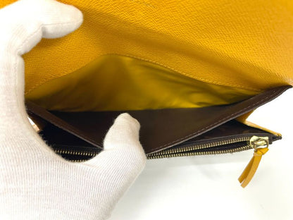 Louis Vuitton Monogram Portefeuille Emilie Zipper Long Wallet M60698 Brown ×