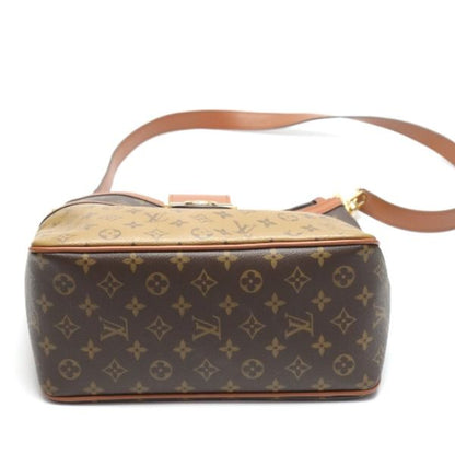 Louis Vuitton M45195 Monogram Reverse Shoulder Bag Hobo Dauphine MM Shoulder