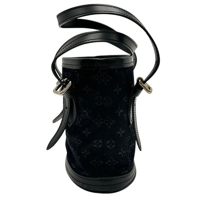 Louis Vuitton M92144 Monogram Satin Little Bucket Handbag Louis Vuitton Noir