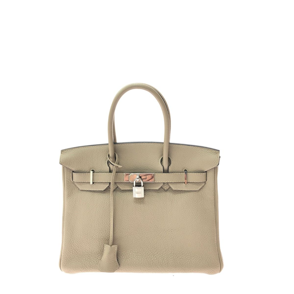 Hermes Handbag Birkin 30 104e/k/2019 Silver Hardware Crochette/cadena/key