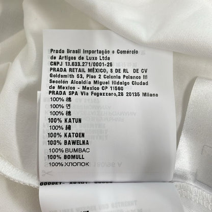 Prada ACU1 2024 5116 Ujn658 R232 Pocket T-shirt Men White M