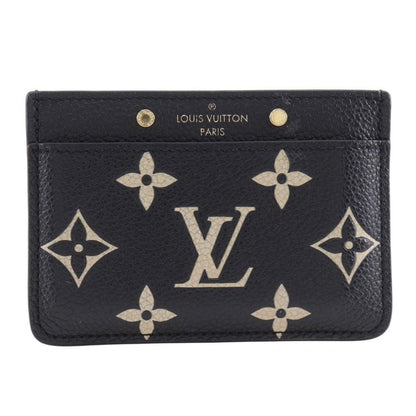 Louis Vuitton Card Holder Sample Bicolor Monogram Empreinte Beige Case