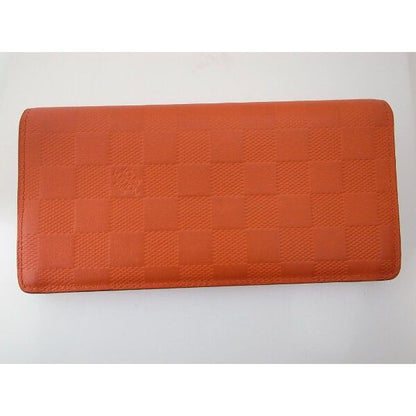 Louis Vuitton Damier Infini Portefeuille Brazza Orange Paw Nbroker — view 4