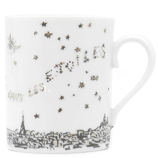 Hermes Tableware 1999 Mug Ceramic White Porcelain