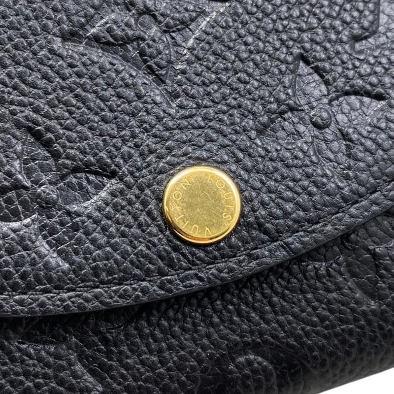 Louis Vuitton Coin Case Portmonnaie Rosalie M81455 Monogram Empreinte Noir