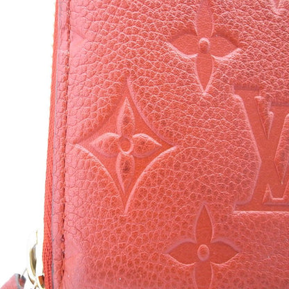 Louis Vuitton Portefeuille Clemence Long Wallet M60169 Ladies Red Pawnshop Lot
