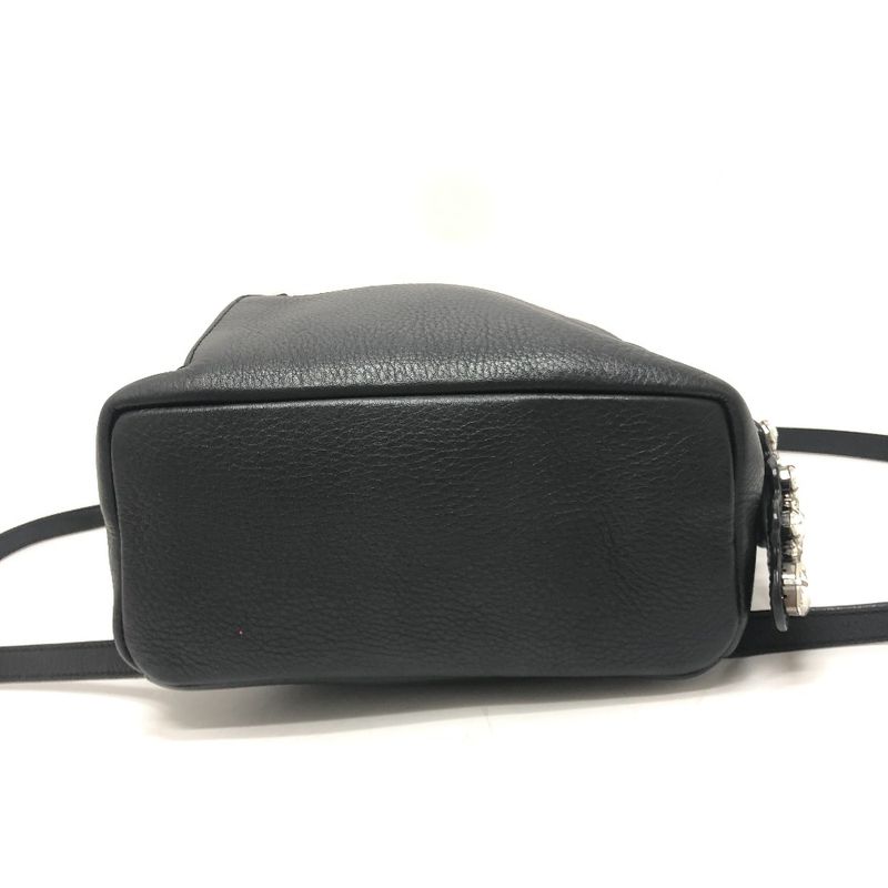 Fendi Backpack Sac By The Way Bijoux 8bz036 Leather Black