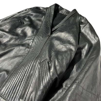 Gianni Versace 80's Vintage Kimono Leather Blouson 80's Vintage Kimono Leather