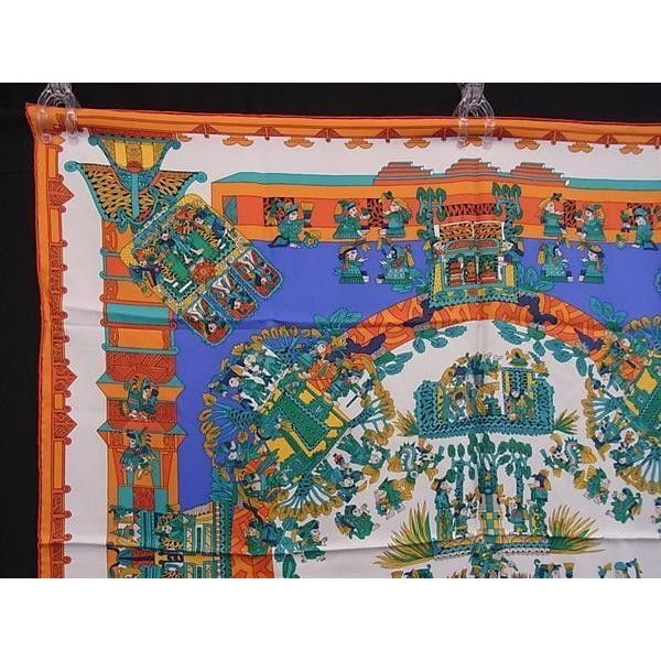 Hermes Scarf Carre 90 Multicolor Silk Astres Es Soleils — view 2