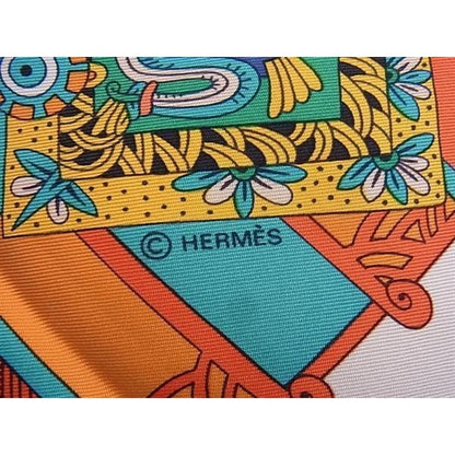 Hermes Scarf Carre 90 Multicolor Silk Astres Es Soleils — view 4