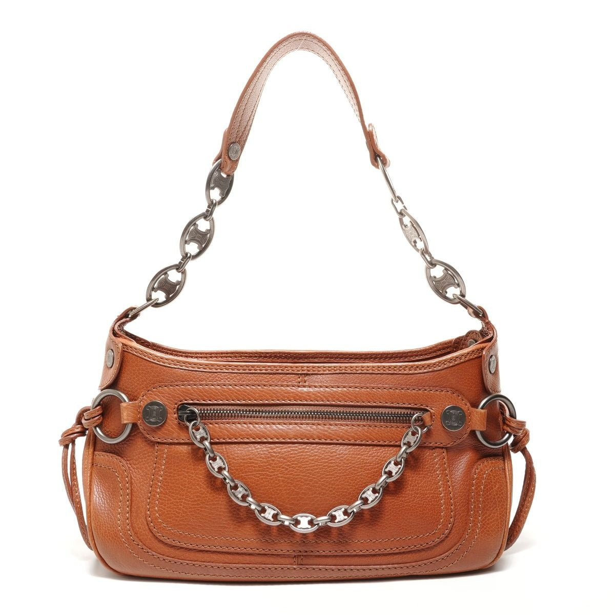Celine Shoulder Bag Leather Triomphe Boogie