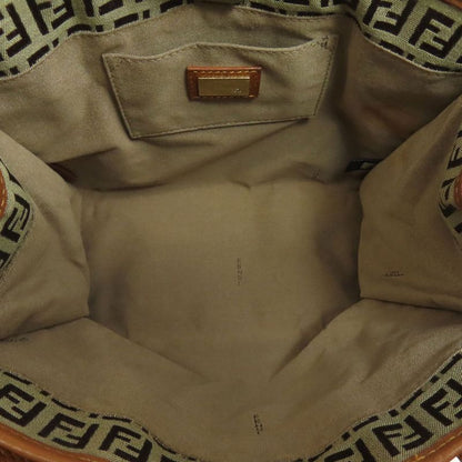 Fendi Zucca Pattern Handbag Canvas Women