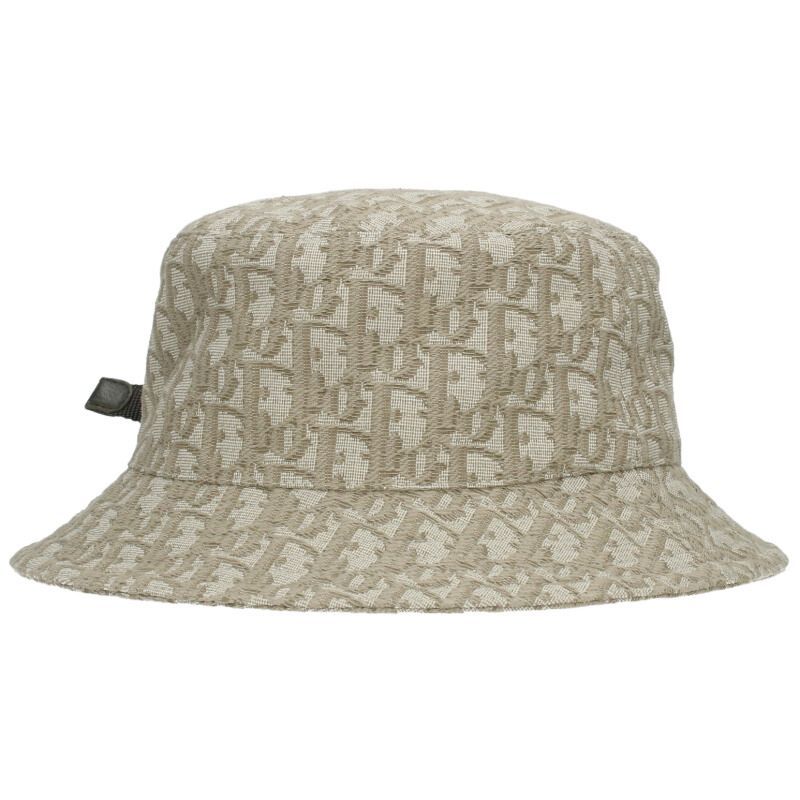 Dior 293c906j5763 Oblique Allover Bucket Hat With Rollers Men's M