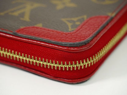 Authentic Louis Vuitton LV Zippy Wallet Retiro Monogram Round Zipper Long
