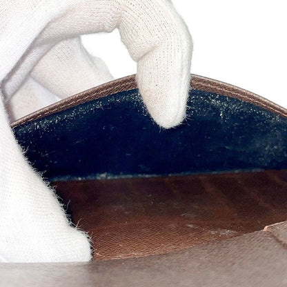 Louis Vuitton Damier PVC Set of 2 Wallets Brown 377717 Long Wallet