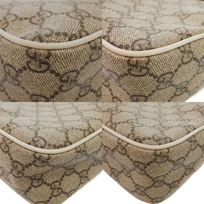 Gucci GG Supreme 233268 PVC GG Supreme Canvas Brown Shoulder Bag 0398 Gucci