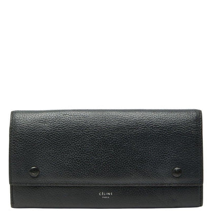 Celine Large Flap Multifunction Black Leather
