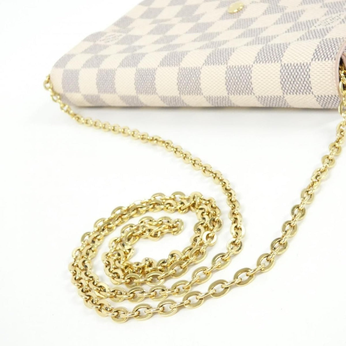 Louis Vuitton Damier Azur Pochette Shoulder Bag — view 6
