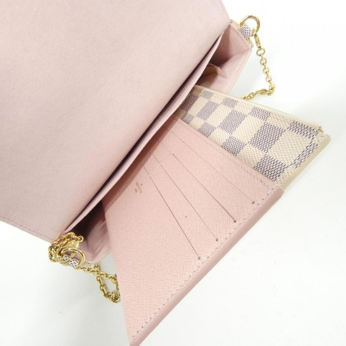 Louis Vuitton Damier Azur Pochette Shoulder Bag — view 7