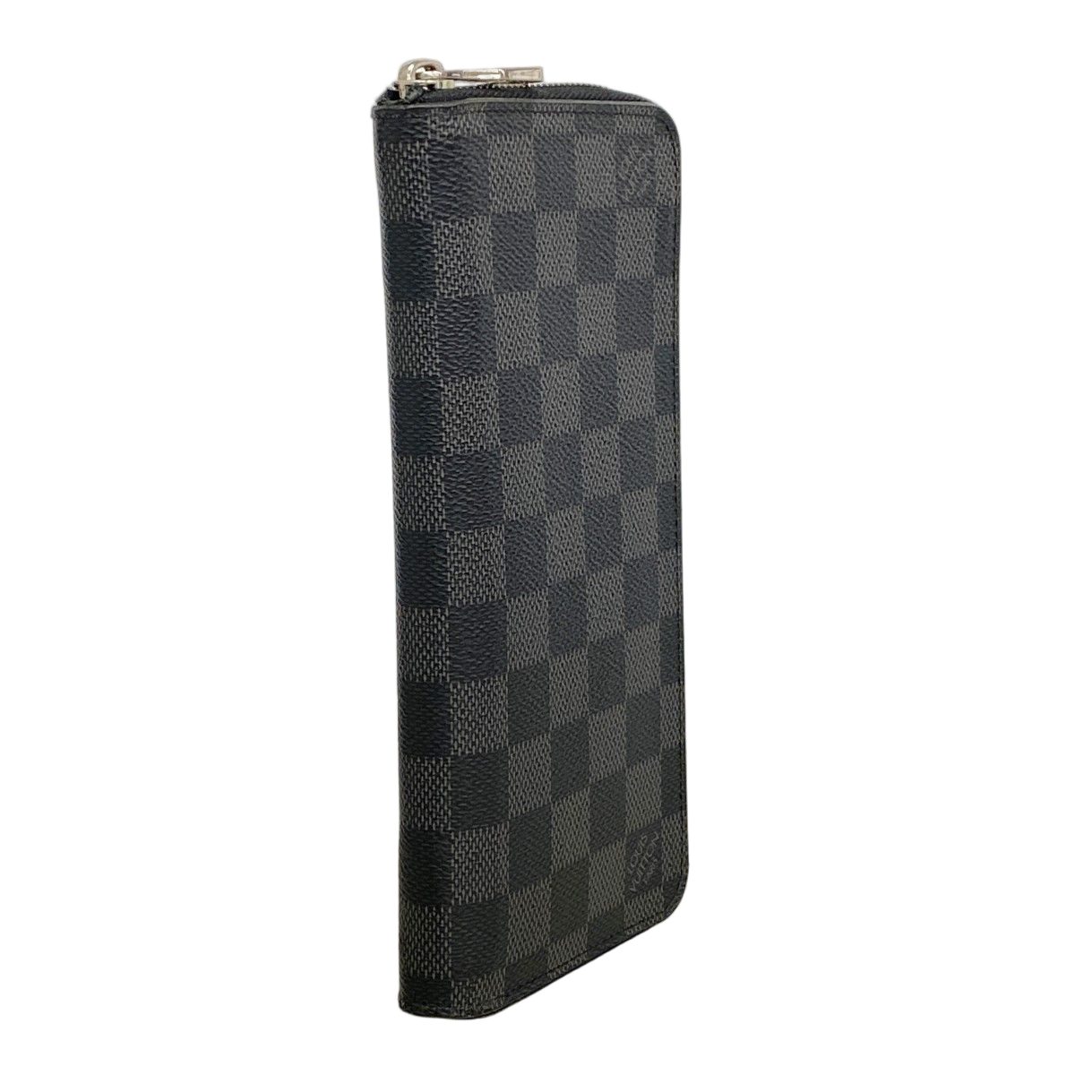 Louis Vuitton Wallet Damier Graphite Zippy Vertical Black Gray — view 2