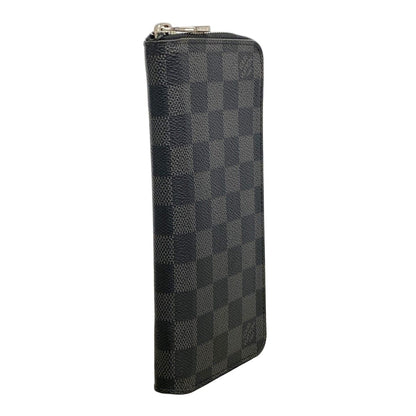 Louis Vuitton Wallet Damier Graphite Zippy Vertical Black Gray — view 2