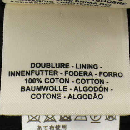 Hermes Button Coat Navy Gray White Check — view 4