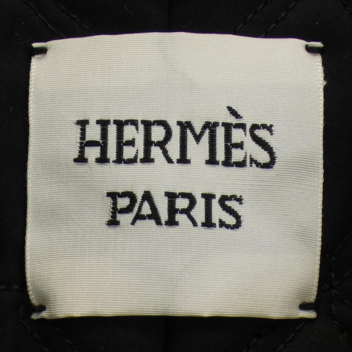 Hermes Button Coat Navy Gray White Check — view 5