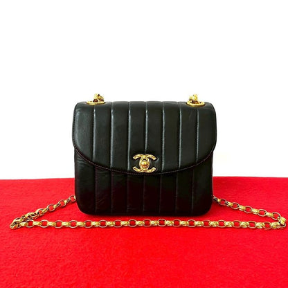 Chanel Vintage Coco Lambskin Leather Chain