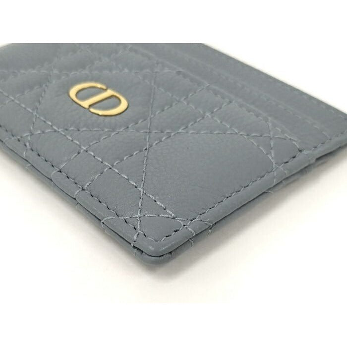 Dior Business Card Holder Case Cannage Caro — view 3