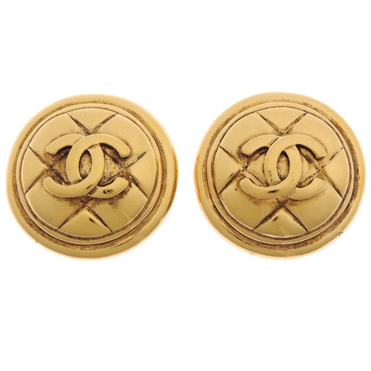 Chanel Classic Gold-Tone Earrings