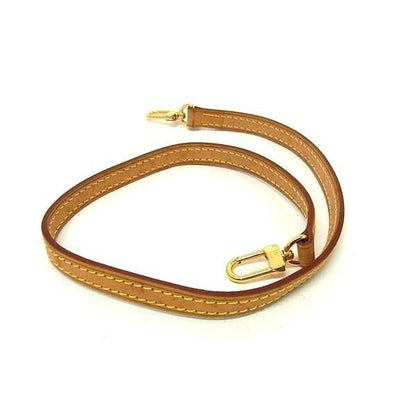 Louis Vuitton Leather Bag Shoulder Strap Brown — view 2