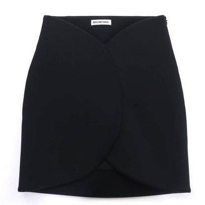 Balenciaga 2021 662987 Bonding Miniskirt Black 34 Ladies