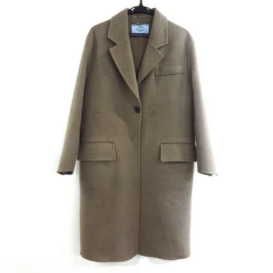 Prada Coat Size 36 S Women - Gray Beige Long Sleeves / Cashmere / Winter