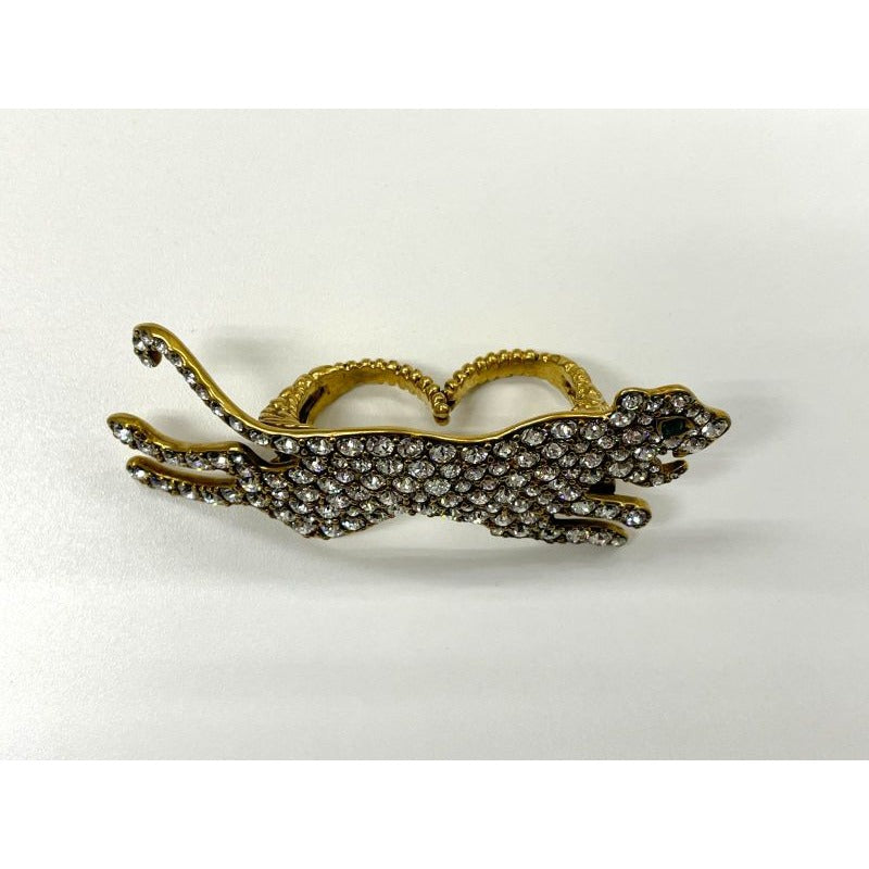 Gucci Panther Double Finger Cocktail Ring M 9 and 10.5 — view 4