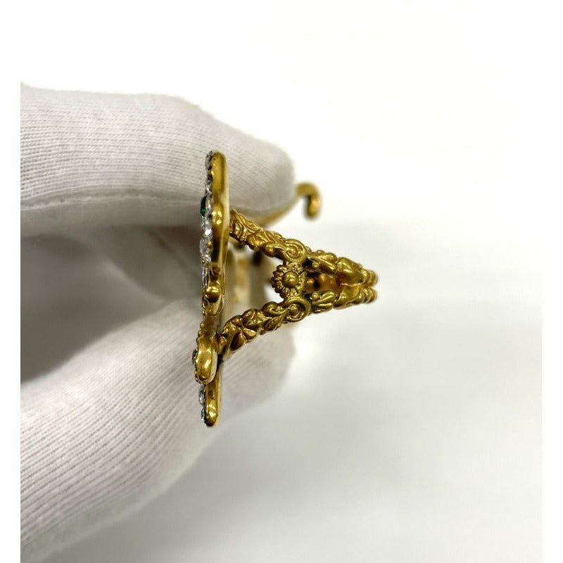 Gucci Panther Double Finger Cocktail Ring M 9 and 10.5 — view 8
