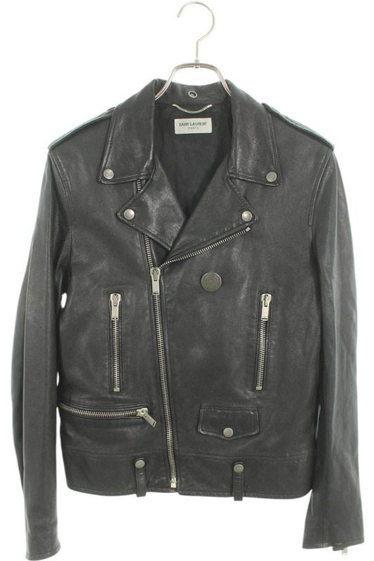 Saint Laurent Paris L01 506799 Yc2if Classic Motorcycle Rider Scuff The Jacket
