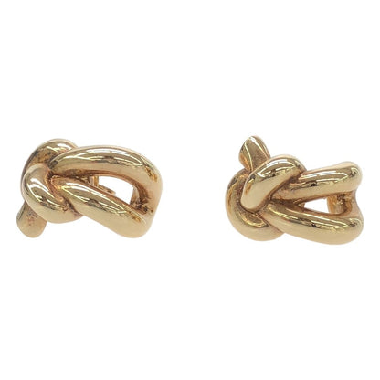 Bottega Veneta Knot Earrings Set Gold