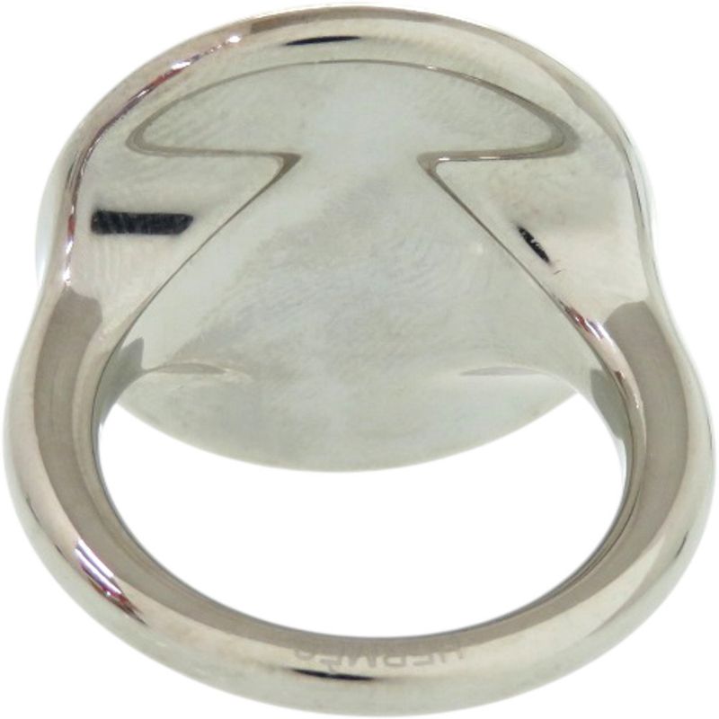 Hermes Collierd Chien Metal Silver Scarf Ring 0076 Hermes