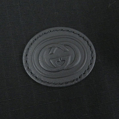 Gucci 770276 GG Ripstop Nylon Reversible Blouson Jacket Black 50 Made In Italy