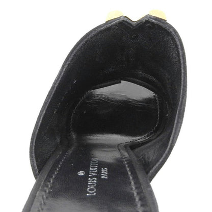 Louis Vuitton 2016 Item Essential V Suede Leather Open Toe Sabo Sandals Mules