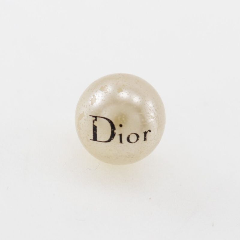 [dior] Christian Dior Pearl And Metal Women's 3.0g Earrings